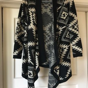 Anthropologie Lumiere Aztec print cardigan